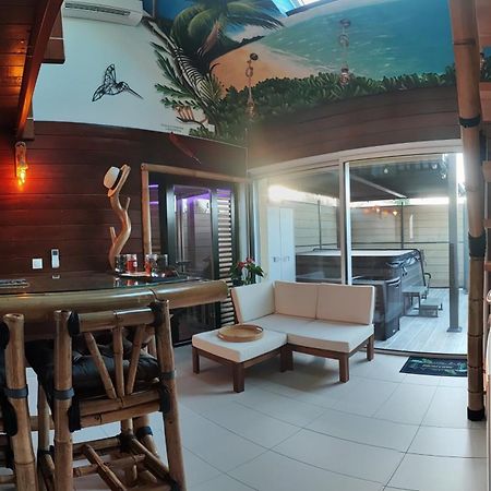 La Kaz Rhumantique Sauna And Spa Privatif La Rivière-Saint-Sauveur Eksteriør bilde