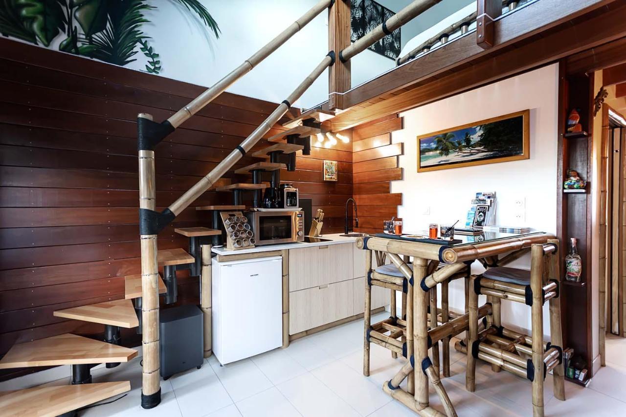 La Kaz Rhumantique Sauna And Spa Privatif La Rivière-Saint-Sauveur Eksteriør bilde